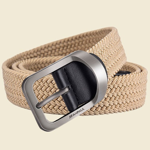 Woven Canvas Belt - Unisex Casual Accessory
