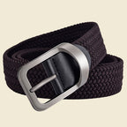 Woven Canvas Belt - Unisex Casual Accessory